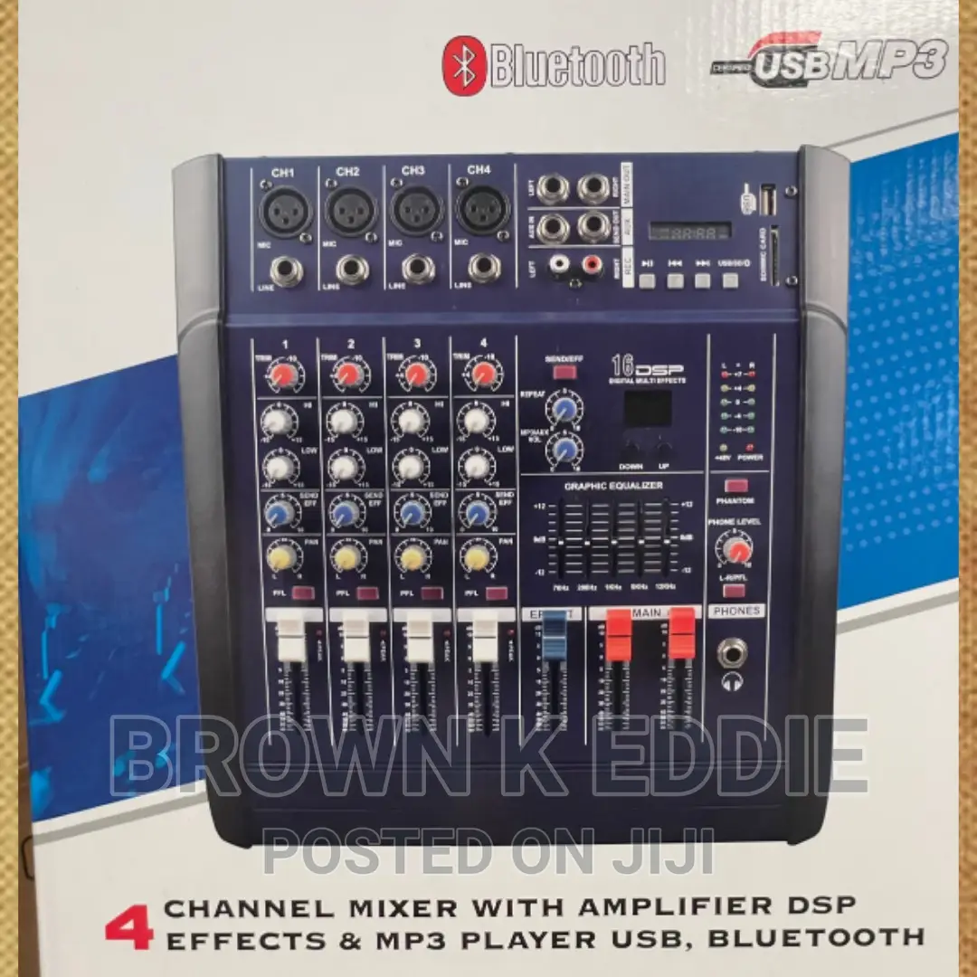 4channel Amplified Mixer