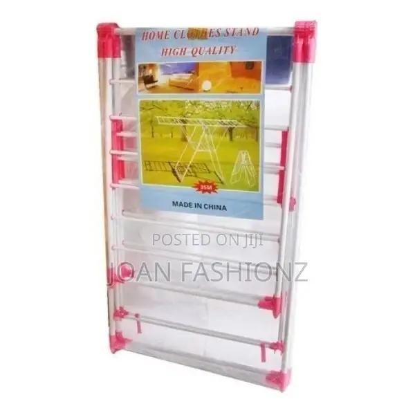 Clothed Drying Stand-White Pink