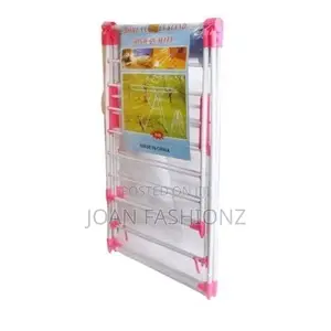 Clothed Drying Stand-White Pink