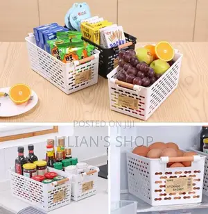 Kitchen Plastic Storage Basket
