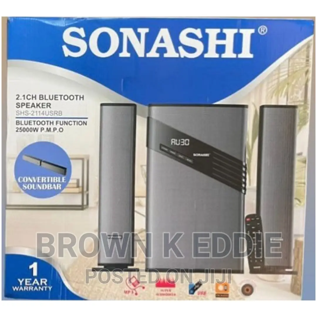 SONASHI 2.1 Channel Multimedia Speaker System ,25000W