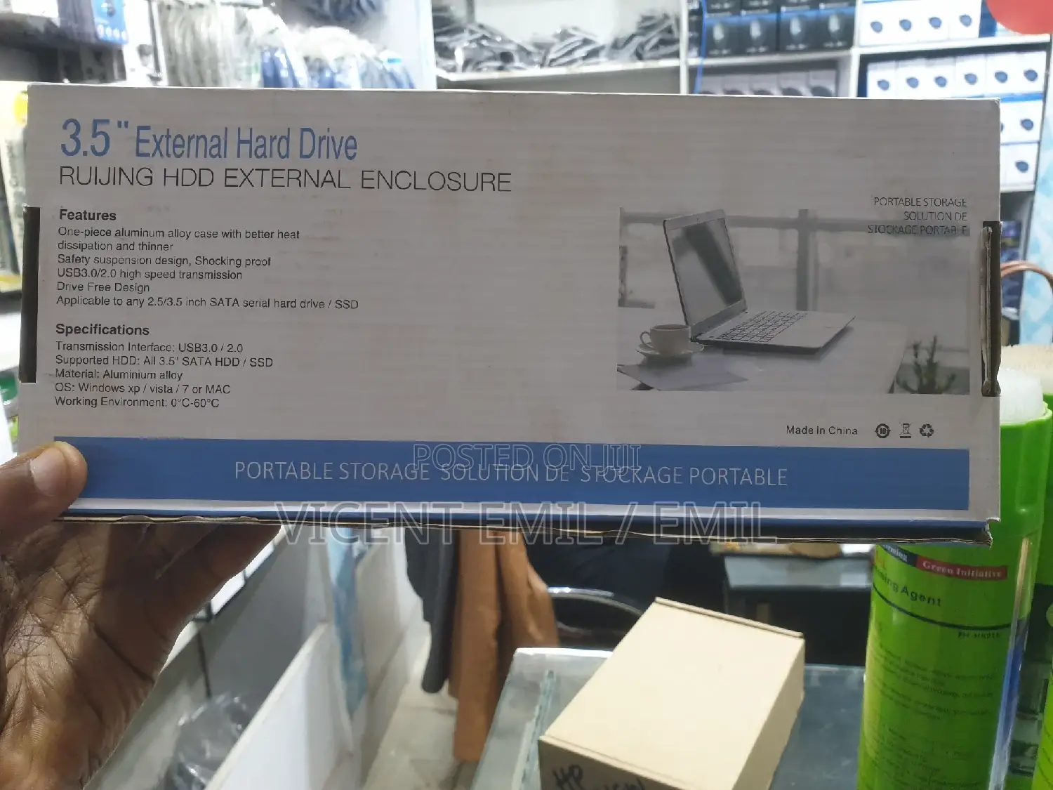 Harddrive External Casing Big 3.5" 3.0 Speed