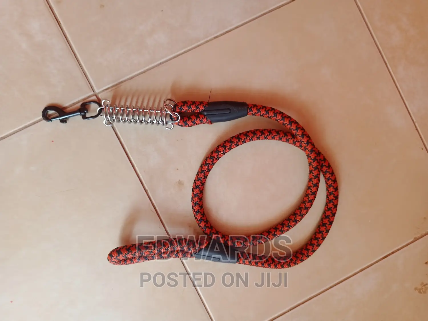 Red Dog Leash With Spring