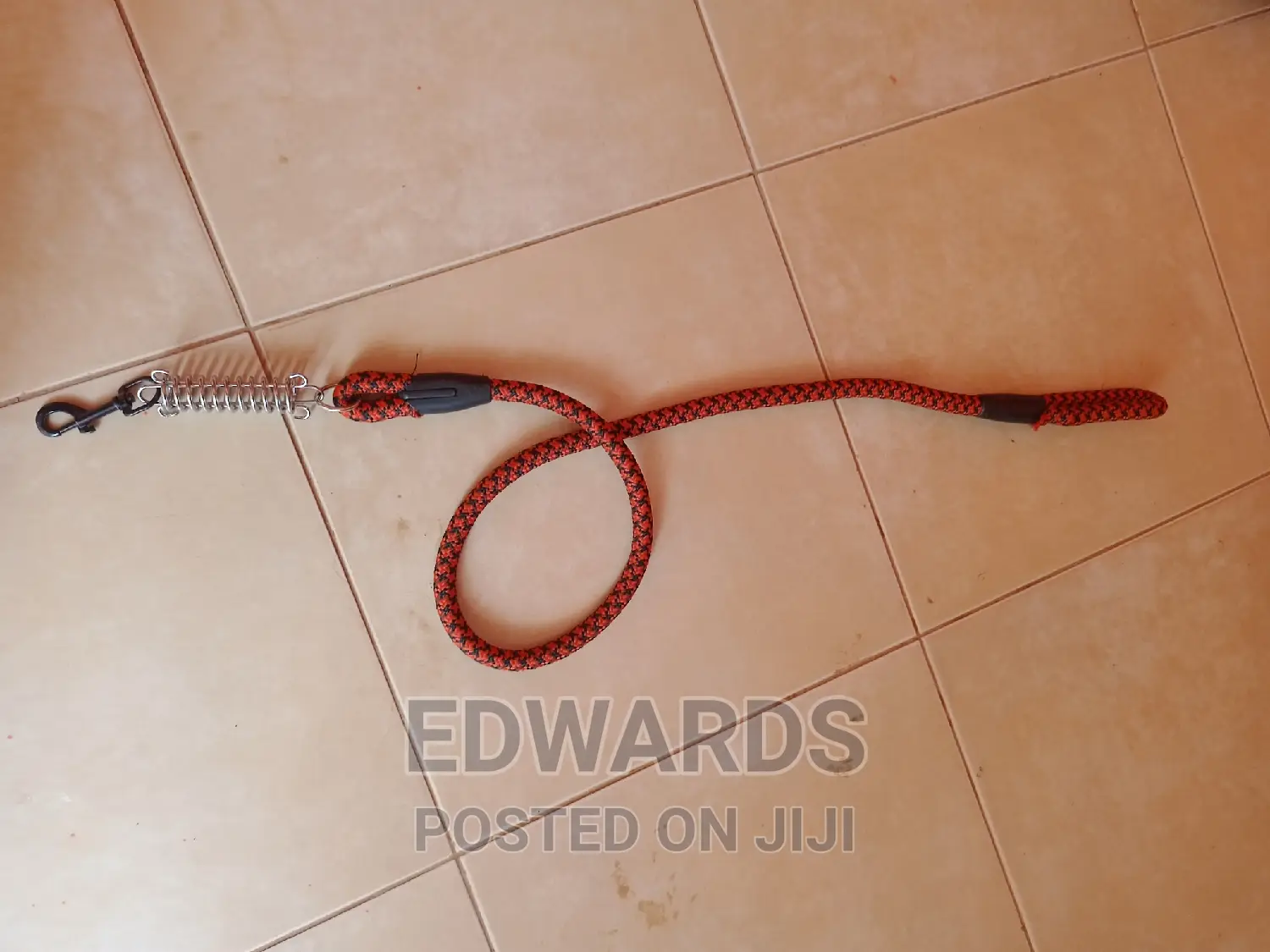Red Dog Leash With Spring