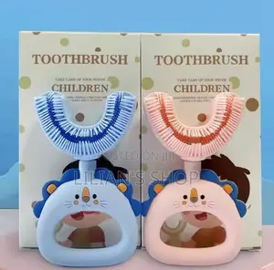 Manual U Shaped Children Toothbrush