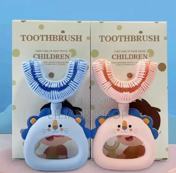 Manual U Shaped Children Toothbrush