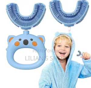 Manual U Shaped Children Toothbrush