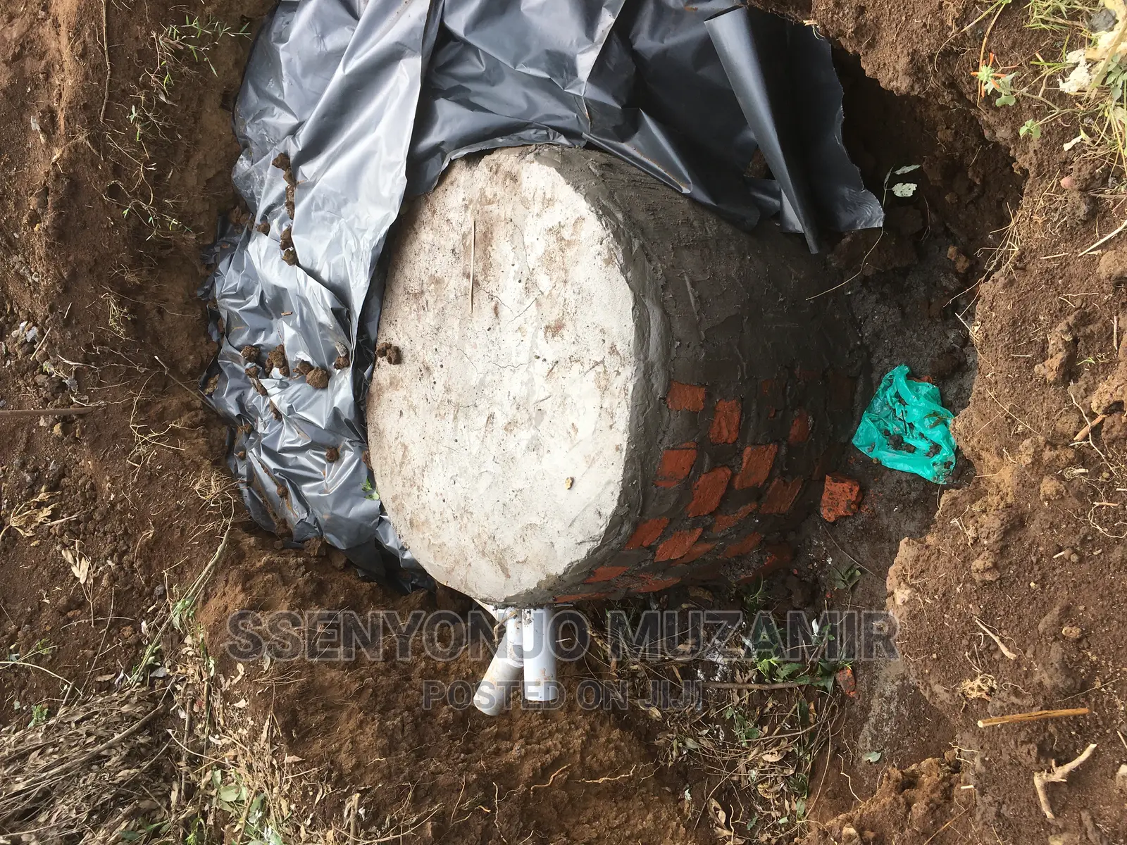 Constructed Bio Digester Septic Tank System