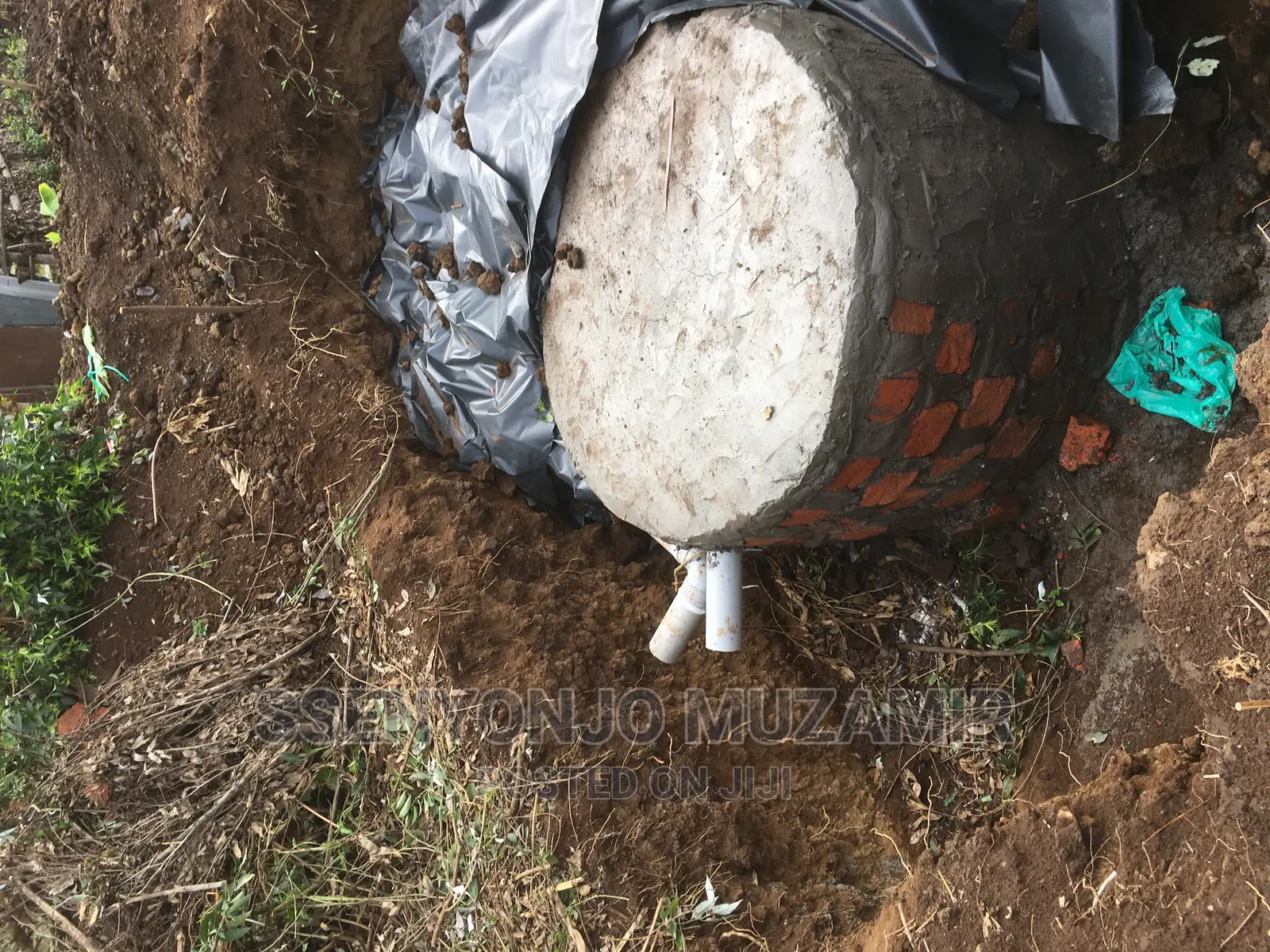 Constructed Bio Digester Septic Tank System