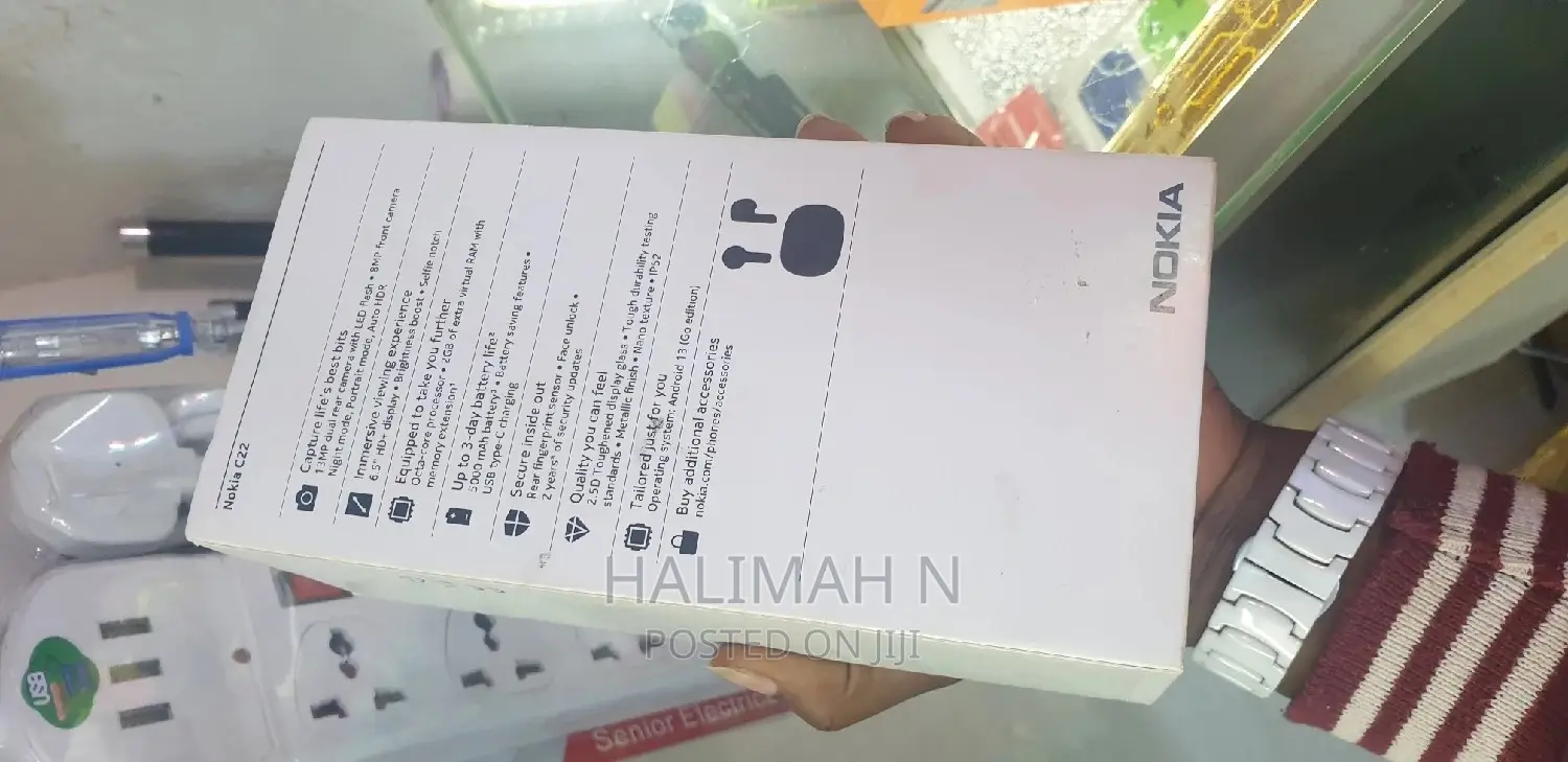 New Nokia C22 64 GB Black