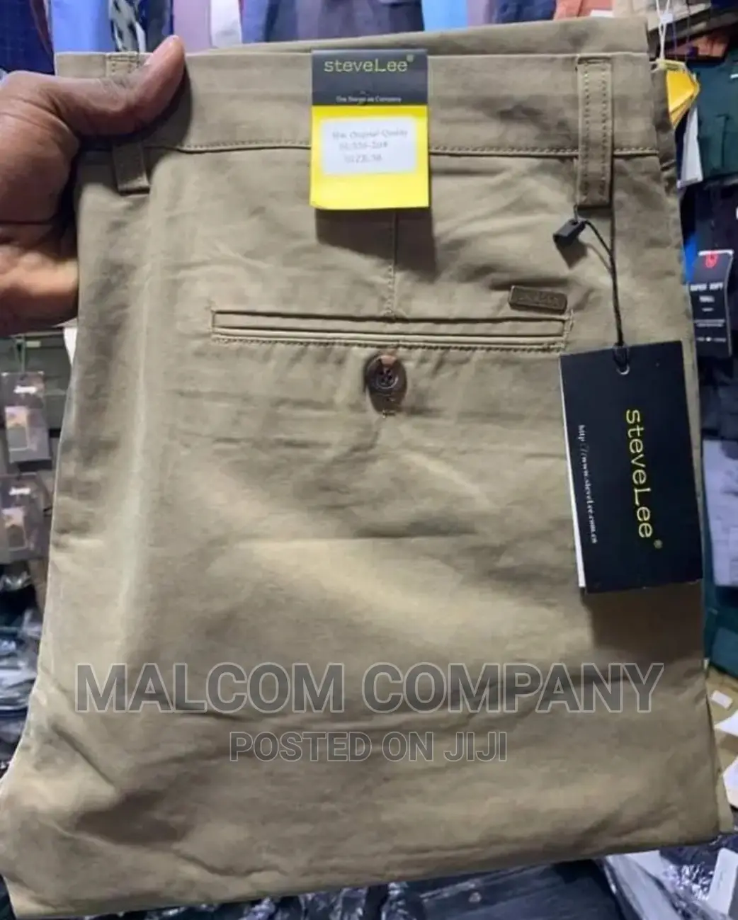 Hard Kaki Men Trousers