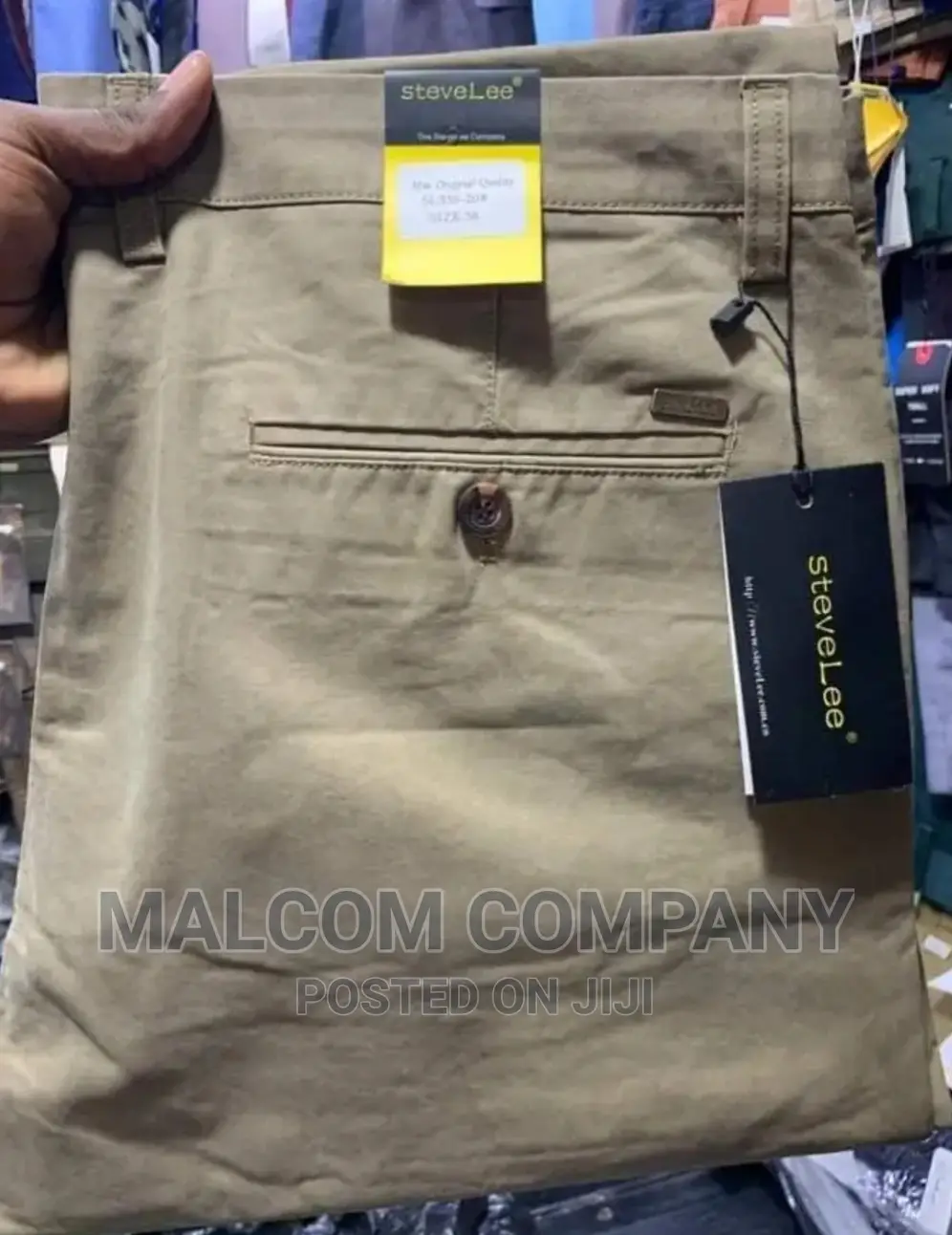 Hard Kaki Men Trousers