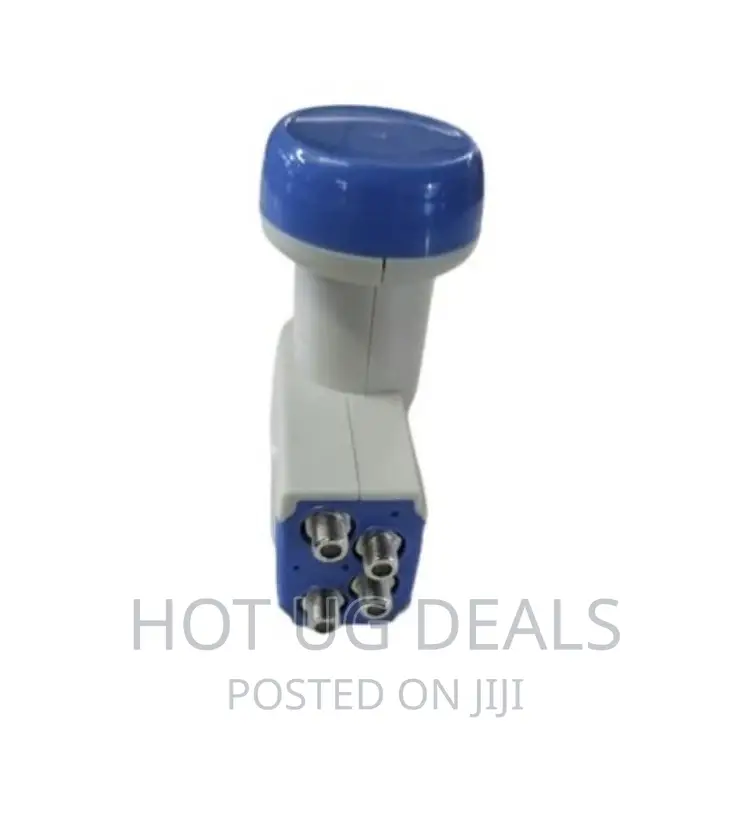 4 Way UHD Universa Quad LNB for Satellite Dish -White