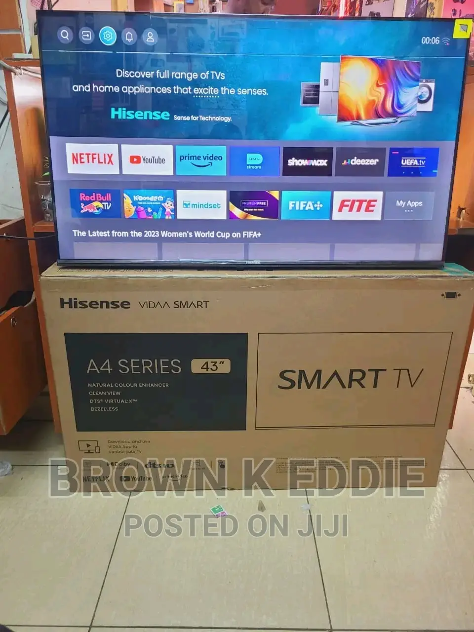 43" Hisense Vidaa Smart TV