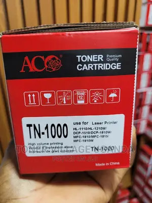 Tn 1000 Cartridge for Use in Hl 1100 MFC 1810 DCP 1510 Etc