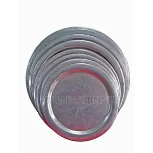8 Pieces Saucepan Lids of Diameter 11-18cm-Dirty Grey