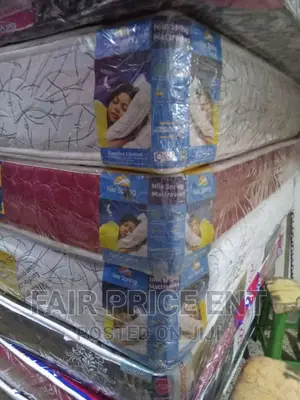 Vorno Double Layer Nile Spring Mattress.6x6x12inches( White)
