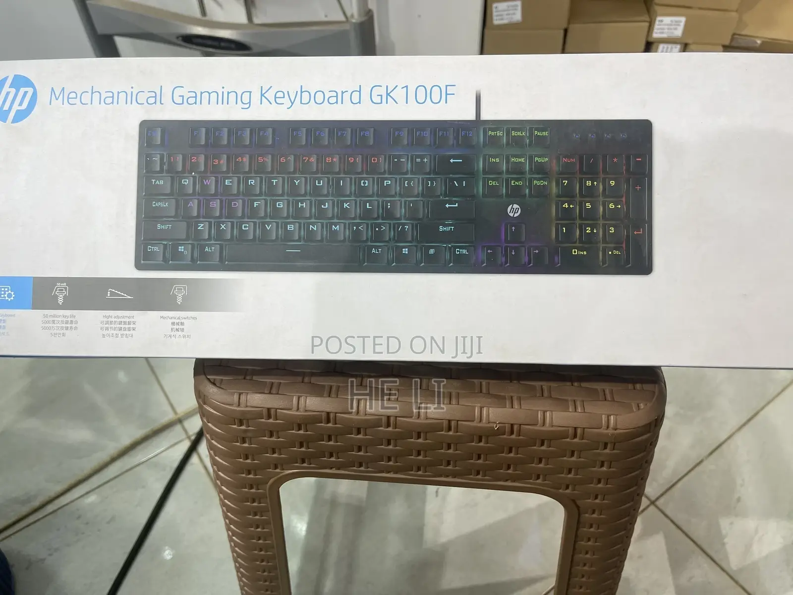 HP Wired Mechanical Gaming Keyboard GK100F
