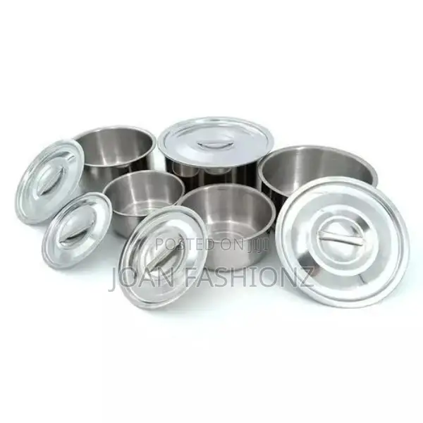 5 Piecesof Saucepan Lids-Silver