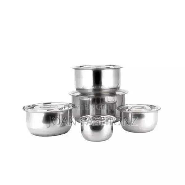 5 Piecesof Saucepan Lids-Silver