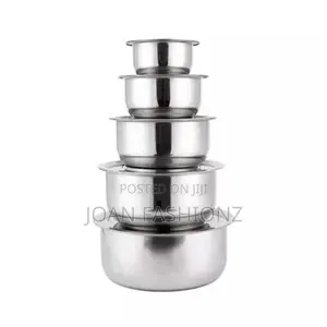 5 Piecesof Saucepan Lids-Silver