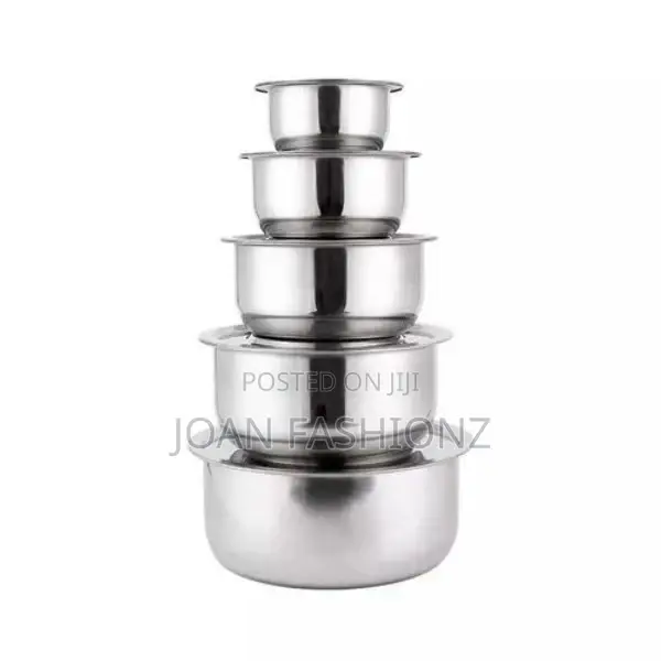 5 Piecesof Saucepan Lids-Silver