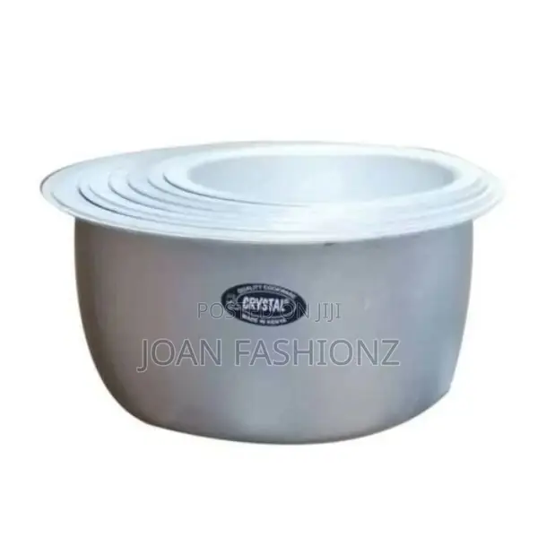 Crystal 8pieces Stainless Steel Saucepans -Silver