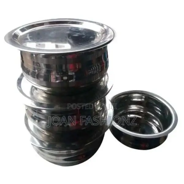 Stainless Steel Saucepans -Silver