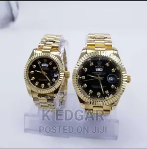 Pair of Golden Rolex Couple Watches