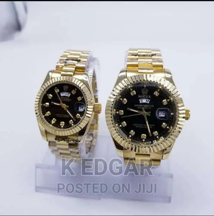 Pair of Golden Rolex Couple Watches