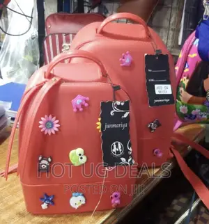 Two Piece of Beautiful Jelly Silicon Back Pack- Multicolored