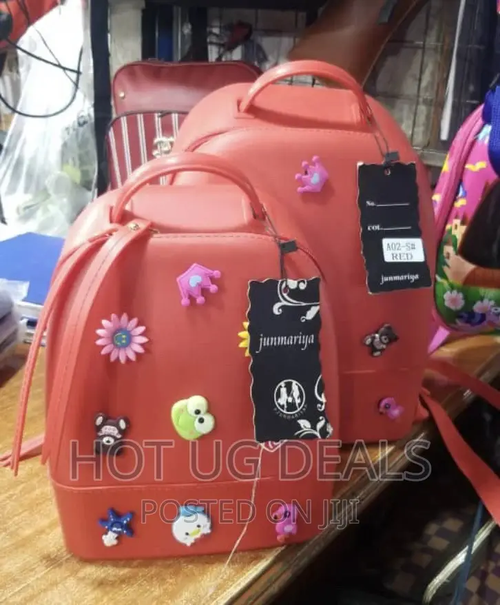 Two Piece of Beautiful Jelly Silicon Back Pack- Multicolored
