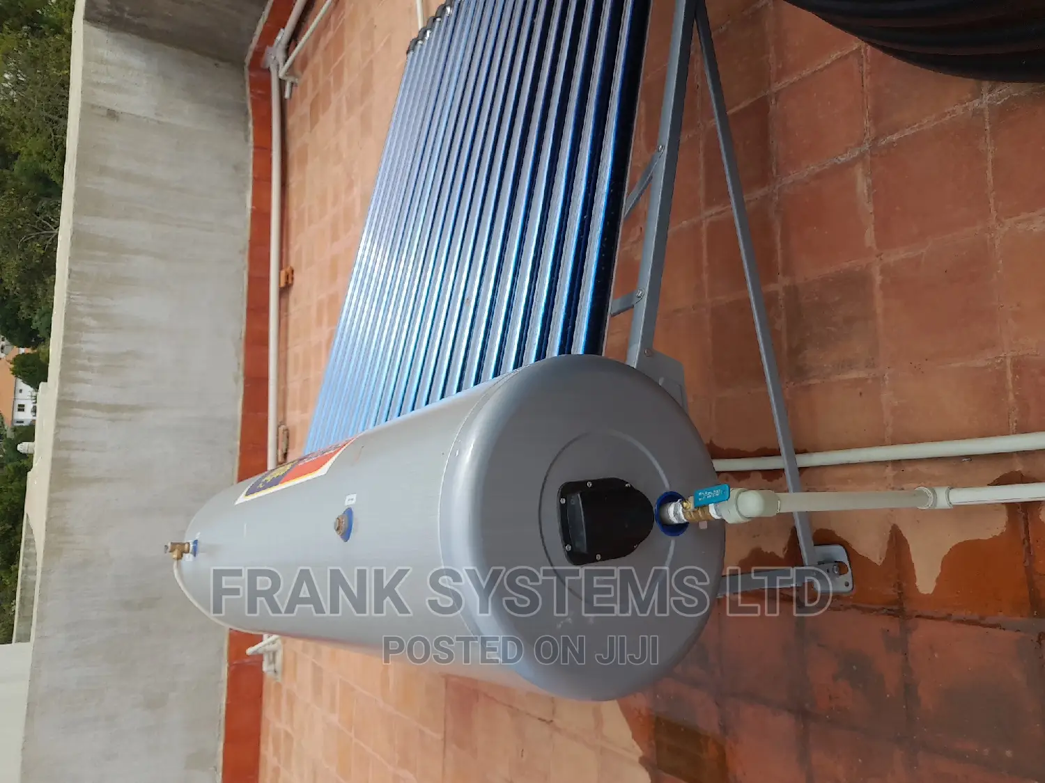 Solar Water Heater With Tubes