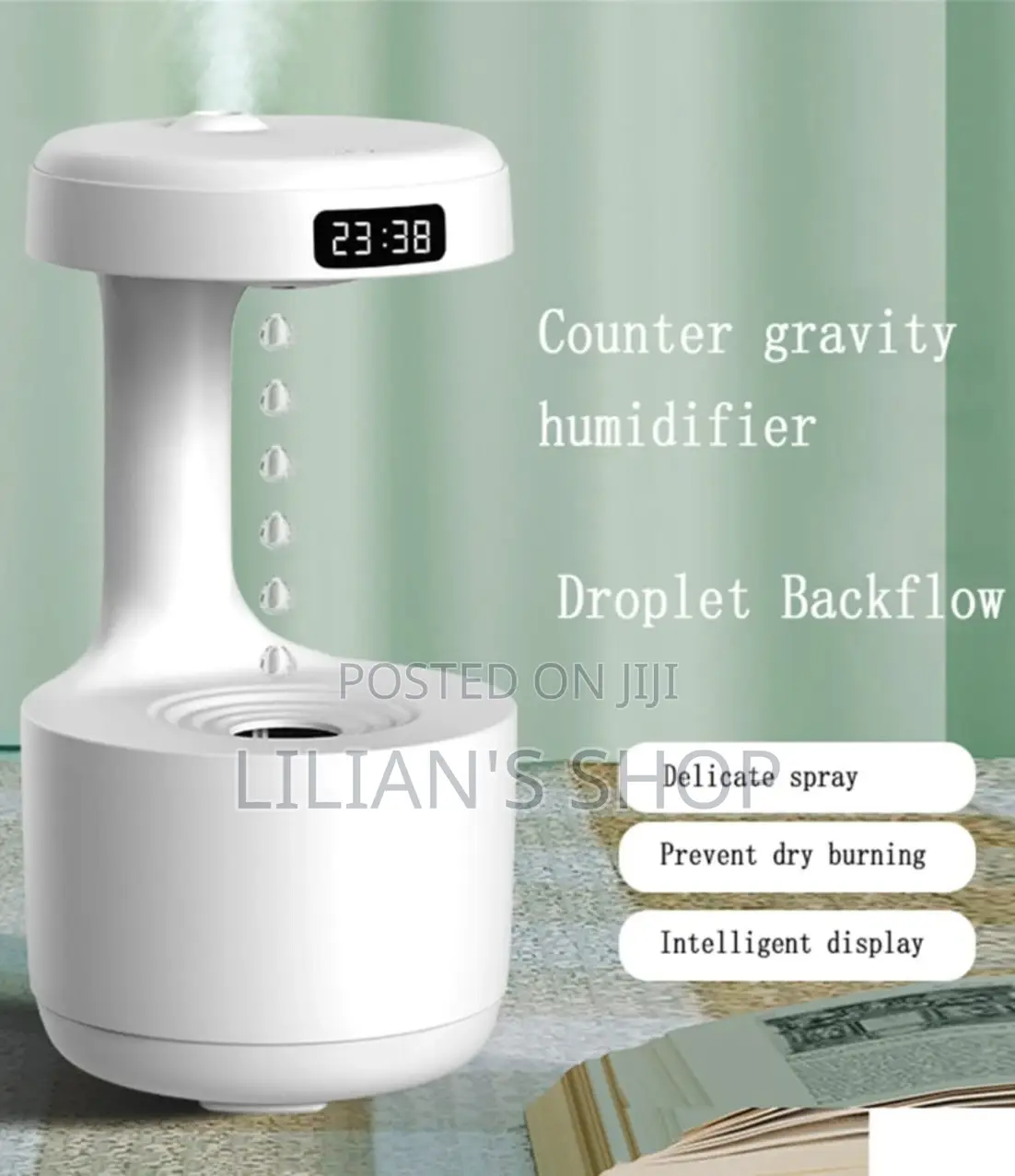 Anti Gravity Water Droplet Humidifier