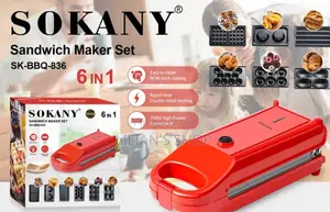 6 in 1 Sandwich Maker - Sokany