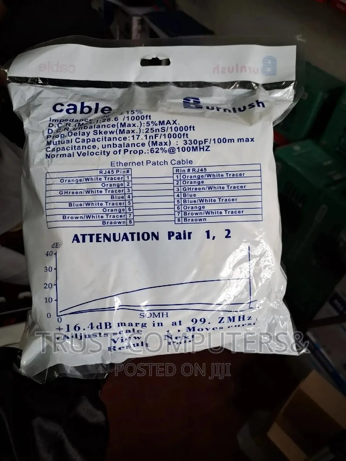 Cat6, Ethernet, Patch Code 50m