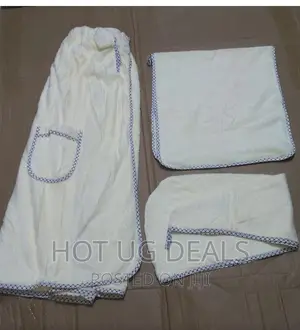 Three Piece Skirt Towel -Head Wrap, Skirt Towel, Face Towel