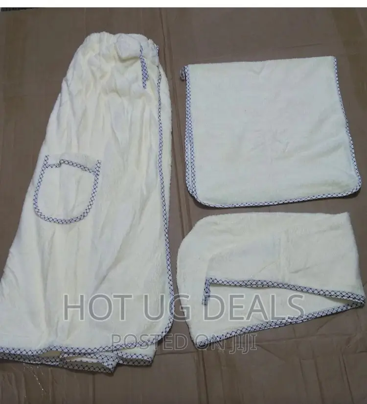 Three Piece Skirt Towel -Head Wrap, Skirt Towel, Face Towel