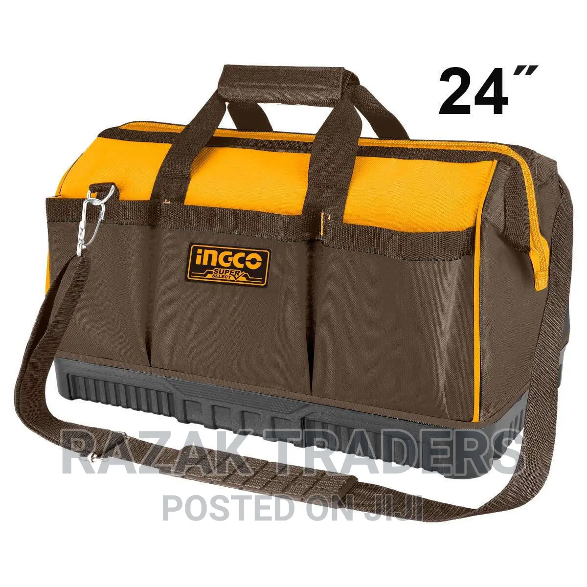 Ingco Over the Shoulder Tool Bag Brown