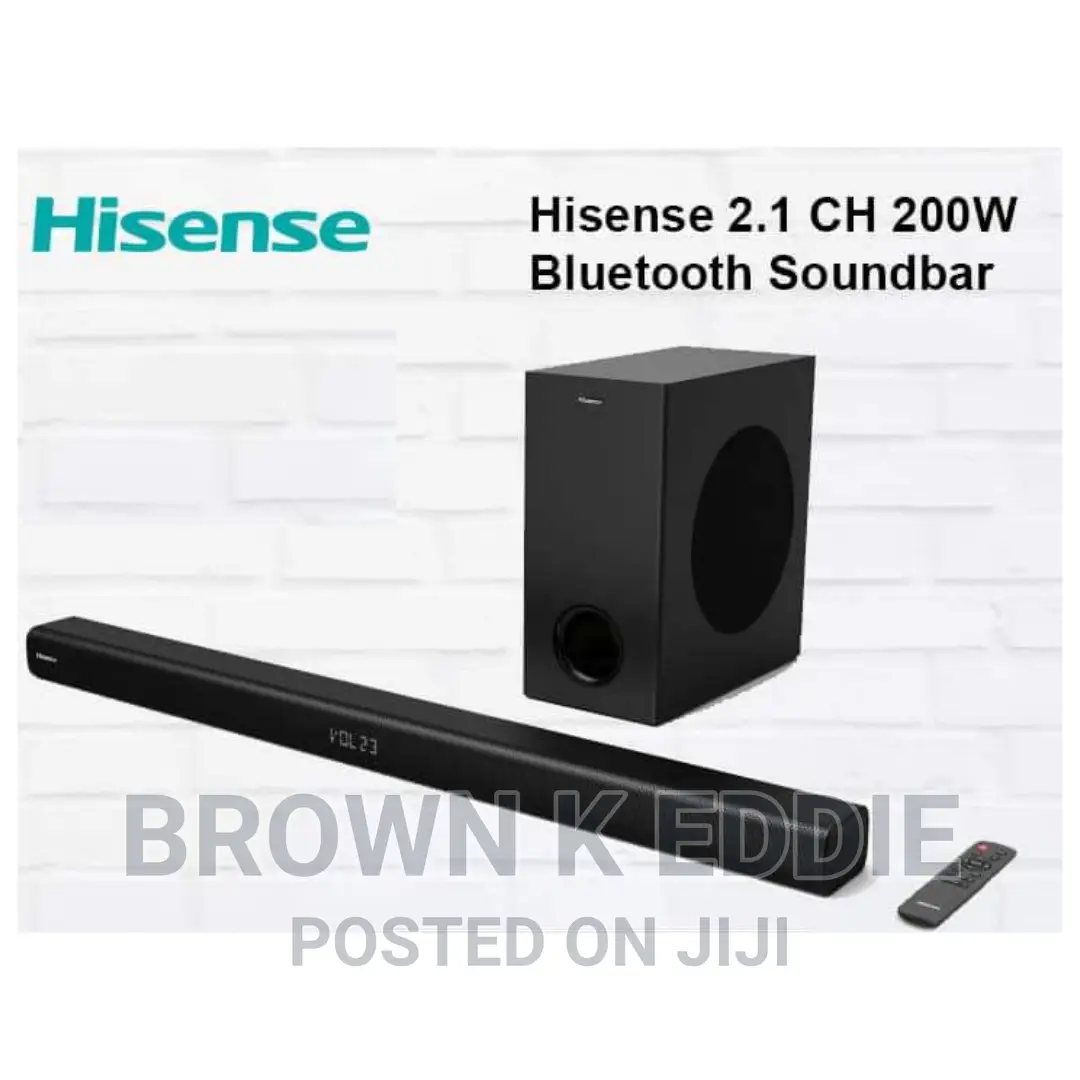 Hisense 2.1 CH 200W Bluetooth Soundbar