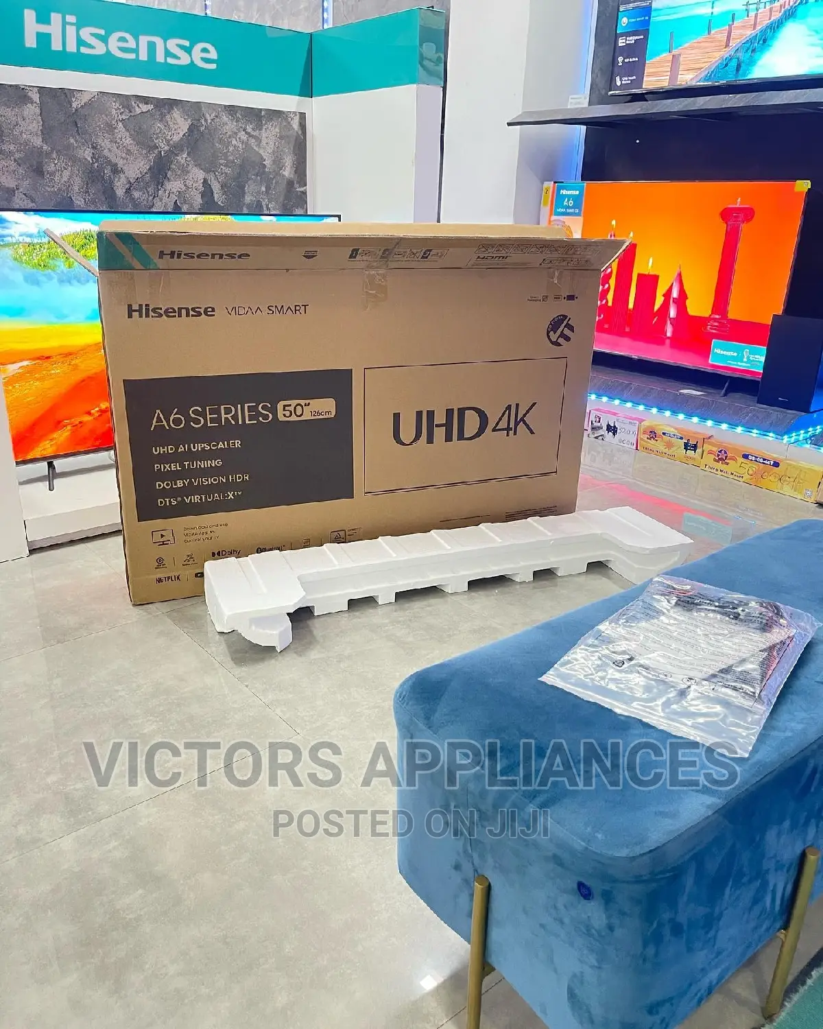 Hisense 50 Inches UHD SMART TV Powered by VIDAA