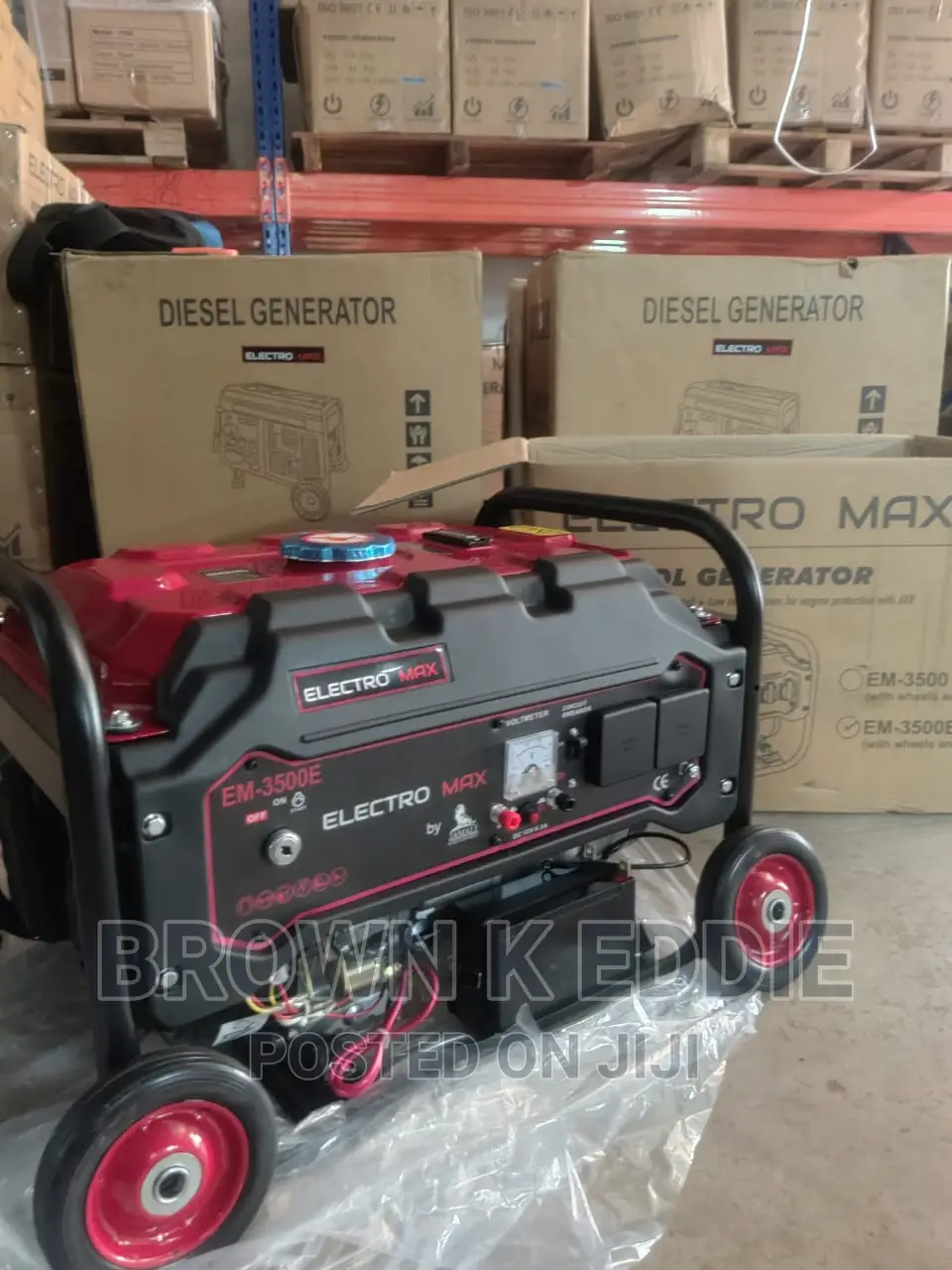 Model: EM 3500E / 3500BE
3.5kw Max Output Power Generators