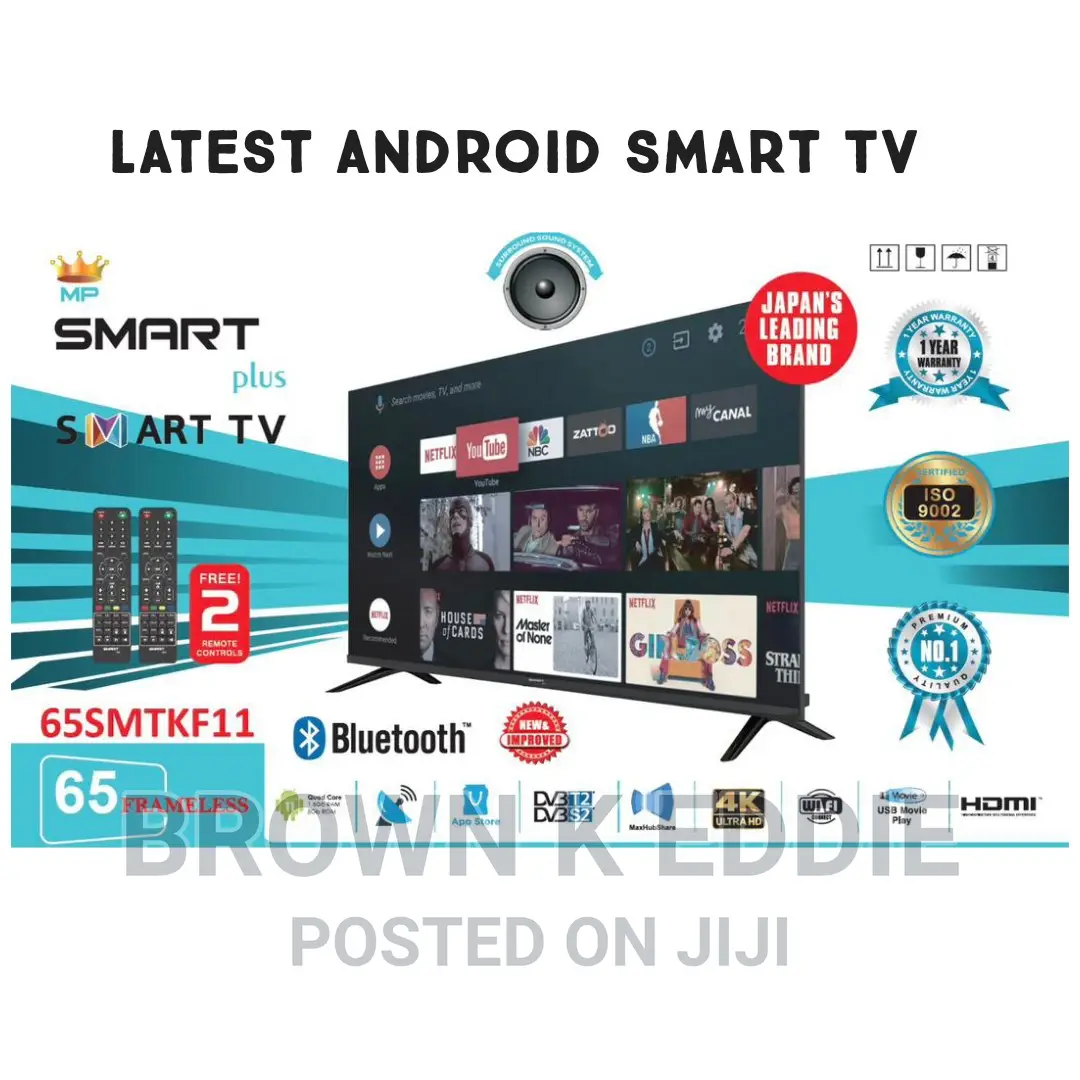 Latest 65" Smartplus Android Smart TVS