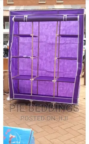 New 3 Column Wood Frame Closet