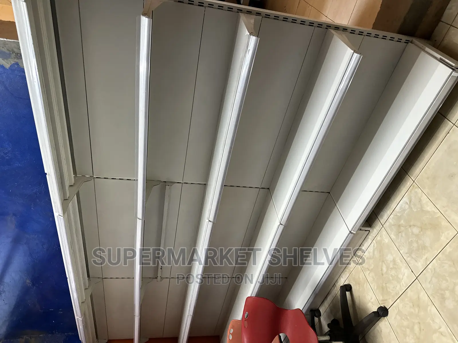 Supermarket Shelves Cream Colour at 