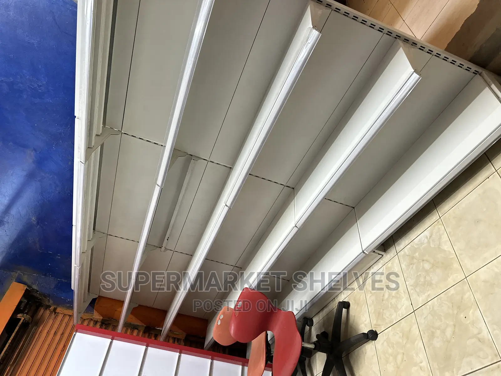 Supermarket Shelves Cream Colour at 