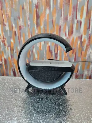 Photo - Bluetooth Speaker With Led Light and Wireless Charger