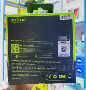 Oraimo Watch 2R HD Bluetooth Calling 1.39‘’Screen Waterproof