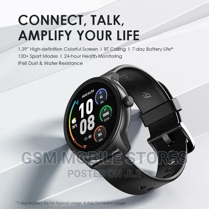 Oraimo Watch 2R HD Bluetooth Calling 1.39‘’Screen Waterproof