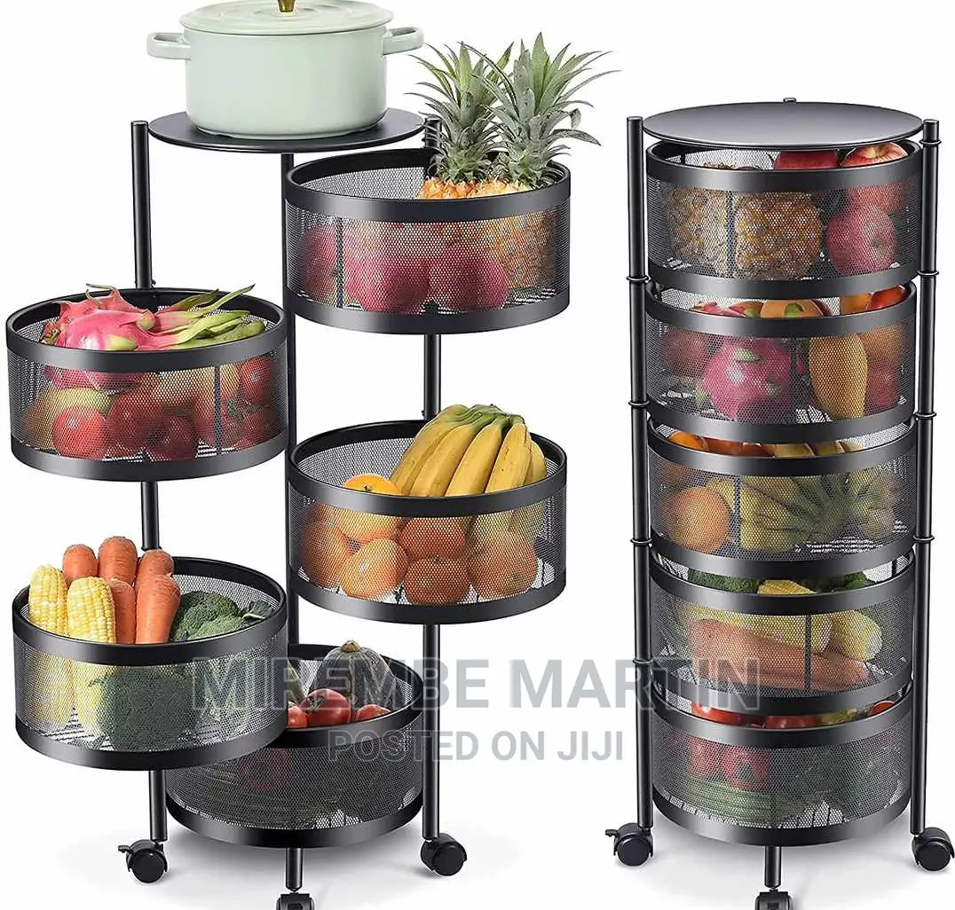 Rotating Vegetable Storage Rack